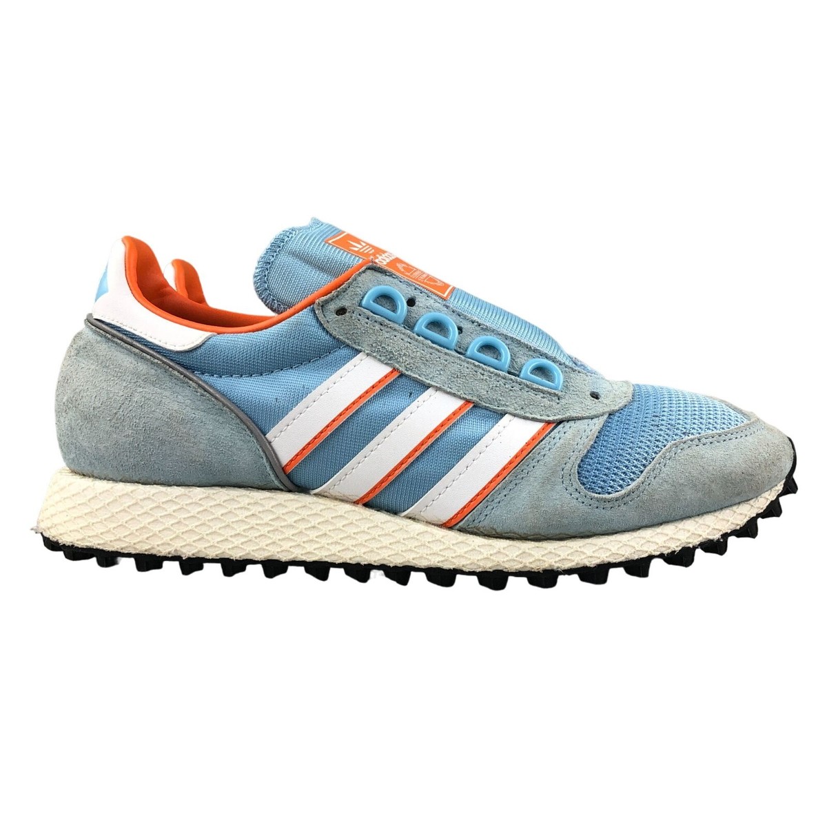 Adidas Mens Size 8.5 Robert Brooks x Silverbirch SPZL Clear Blue