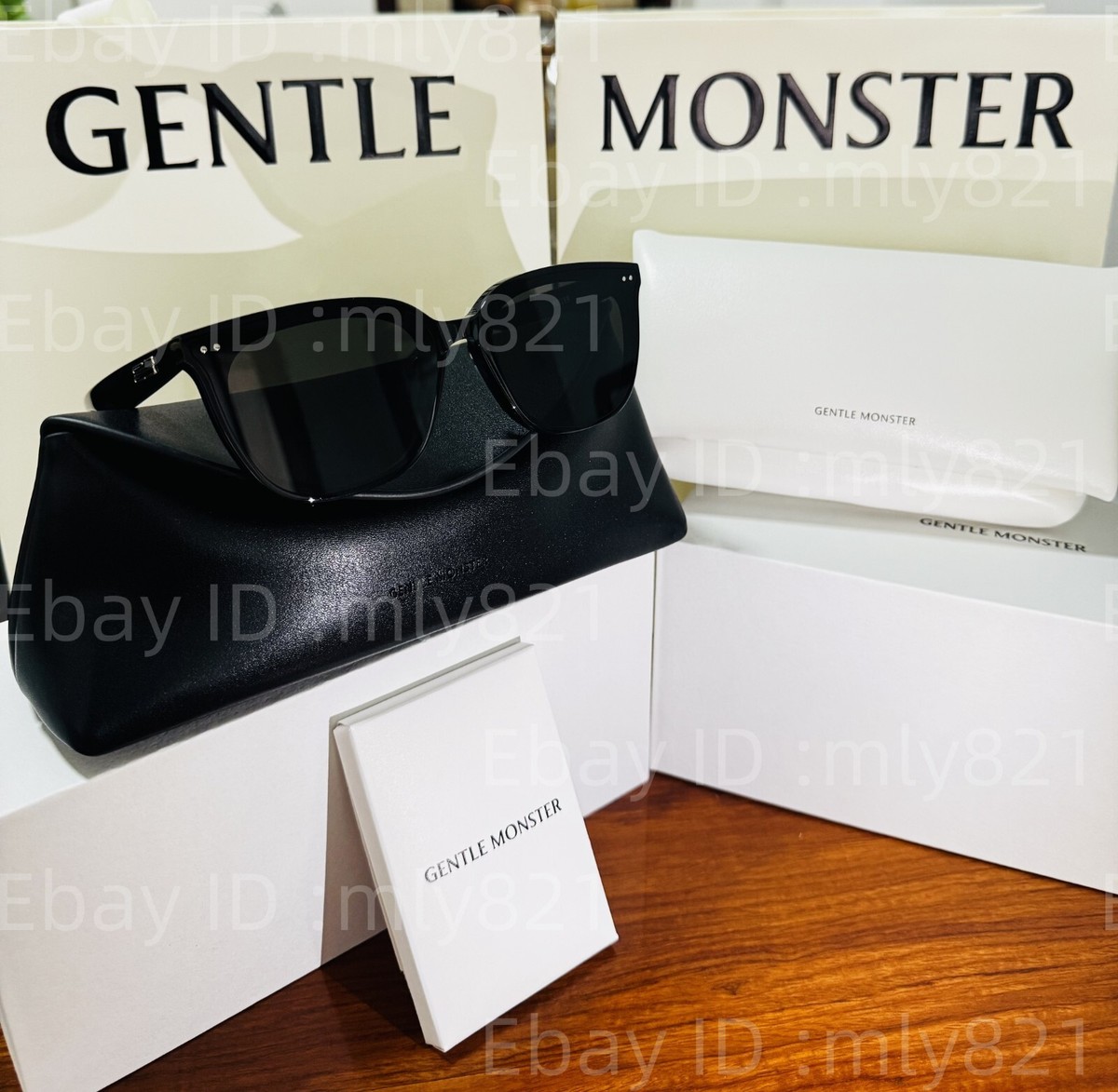 GentleMonster Sunglasses Heizer 01 Black Frame Black Lenses | eBay