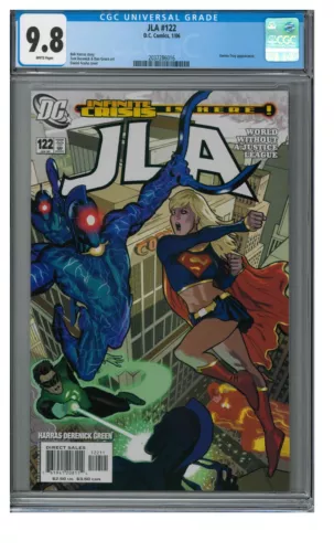 JLA #122 (2006) Daniel Acuna Supergirl Cover DC CGC 9.8 White Pages PX964