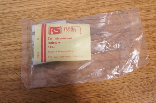 7 W/17 W Resistencias Wirewound - VARIAS - PAQUETE DE 4 y 5 - NUEVO - Loc: RB-01-01 - Imagen 30 de 81