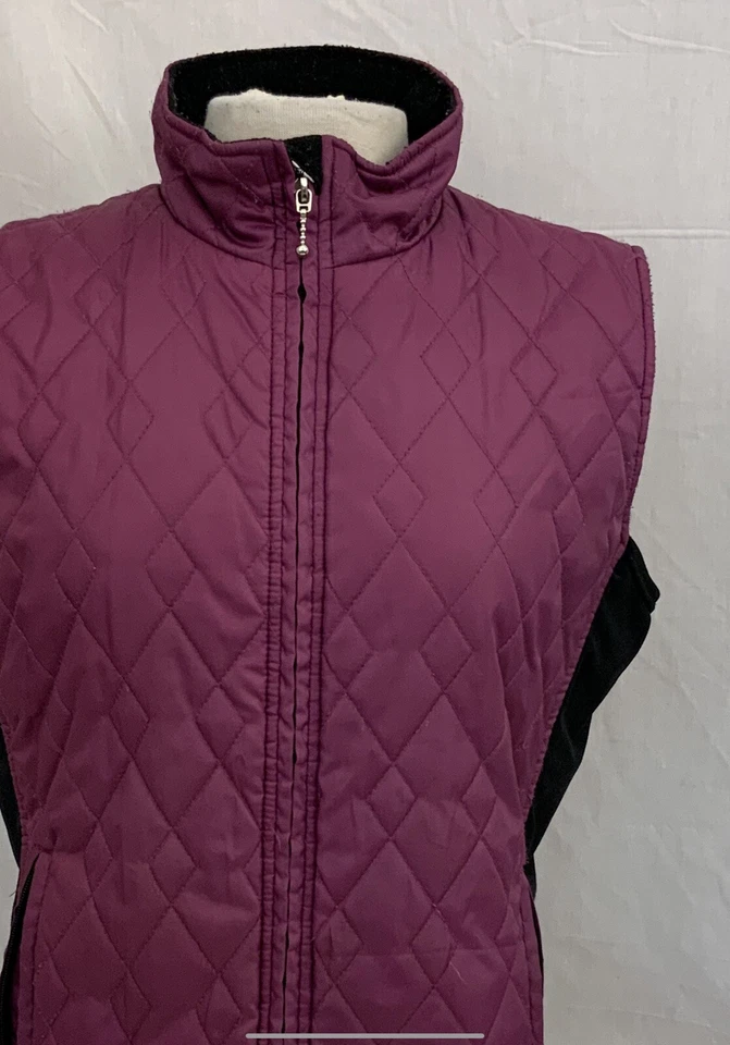 Marker 夹克背心 XL 紫色 100% 聚乙烯拉链口袋 YGI Y1-1054 — 第 3/4 张图片