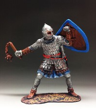 Tin toy soldiers Russian vigilantes 14th century 54 mm figurine metal sculpture