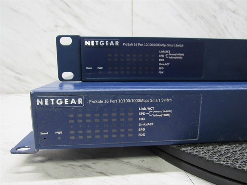 Lot of 2 NetGear ProSafe GS716T V3 16-Port Gigabit Smart Switch - RJ-45! - Picture 2 of 8