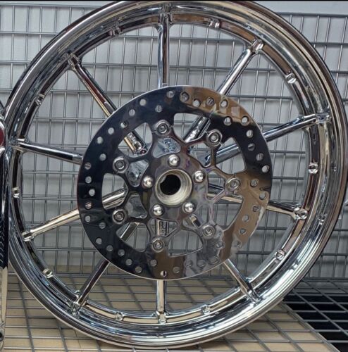 Harley Breakout Front Mag Wheel 2013-24 OEM Custom Chopper RIM CHROME OUTRIGHT - Picture 2 of 7