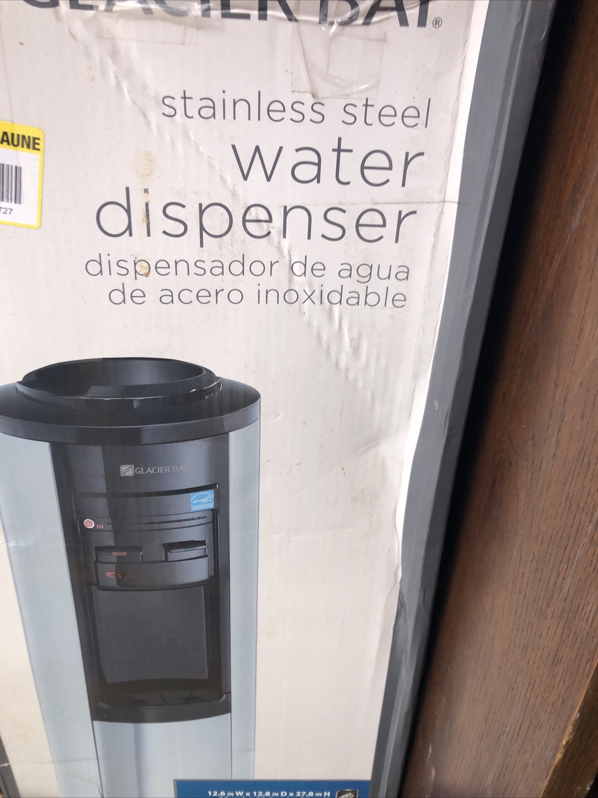 Glacier Bay Water Dispenser Matte Black Top Load 5 Gal BuiltIn LED