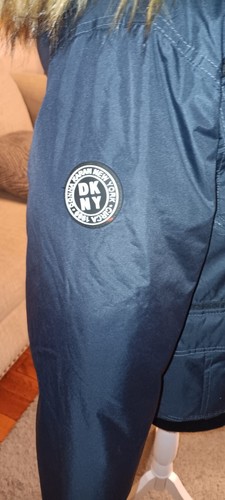 Dkny unisex Parka coat Size large - preowned very good condition - Picture 6 of 22