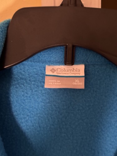 Columbia Jacket Youth Boys Girls Unisex Fleece Full Zip Up Interchange Size XL - Picture 2 of 6