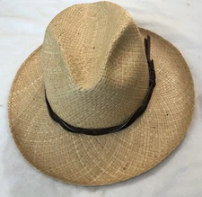 Borsalino Antica Casa Fondata Nel 1857 Panama Straw Hat -Made in Italy- Sz.Large