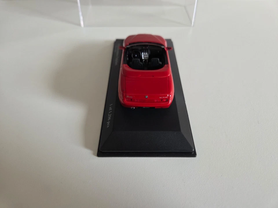 Minichamps 1/43 Alfa Romeo Spider - Rosso (Rosso) - 2004 - 400120332 - Immagine 4 di 4