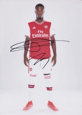 Nicolas Pepe Signed 12x8&rdquo; Arsenal Photo / COA