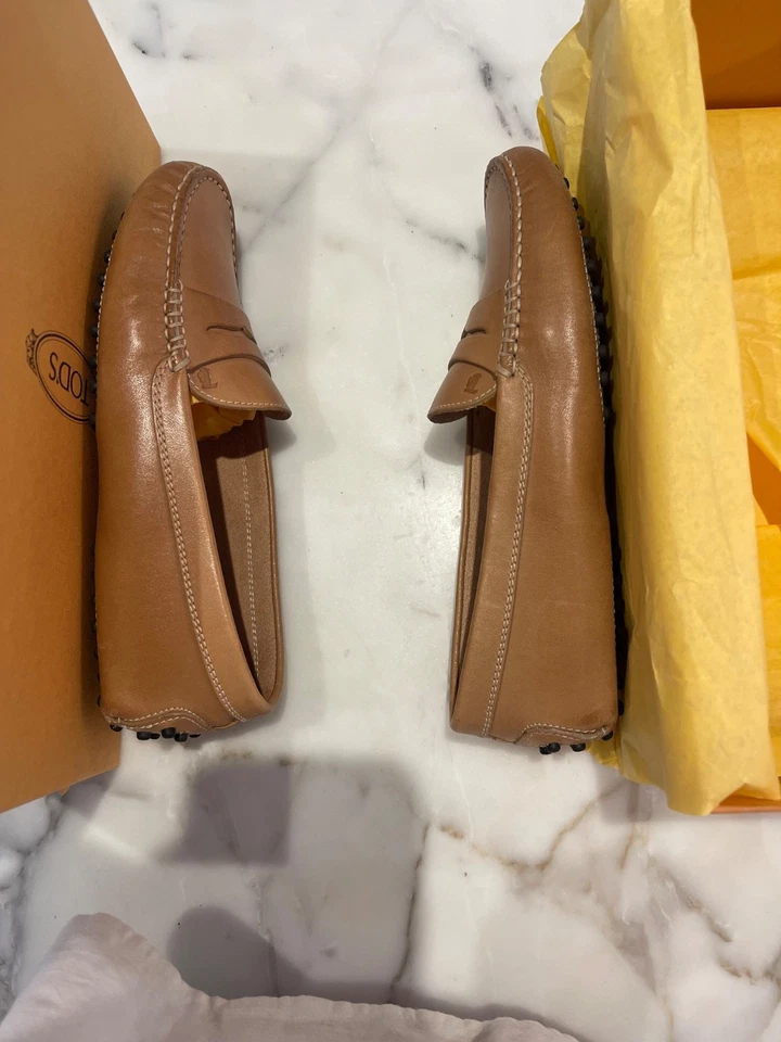 TOD’S City Gommino Driver’s, Mocasines Gamuza Penny Mujer’s Talla 36.5, Cuero Foto 2 de 4