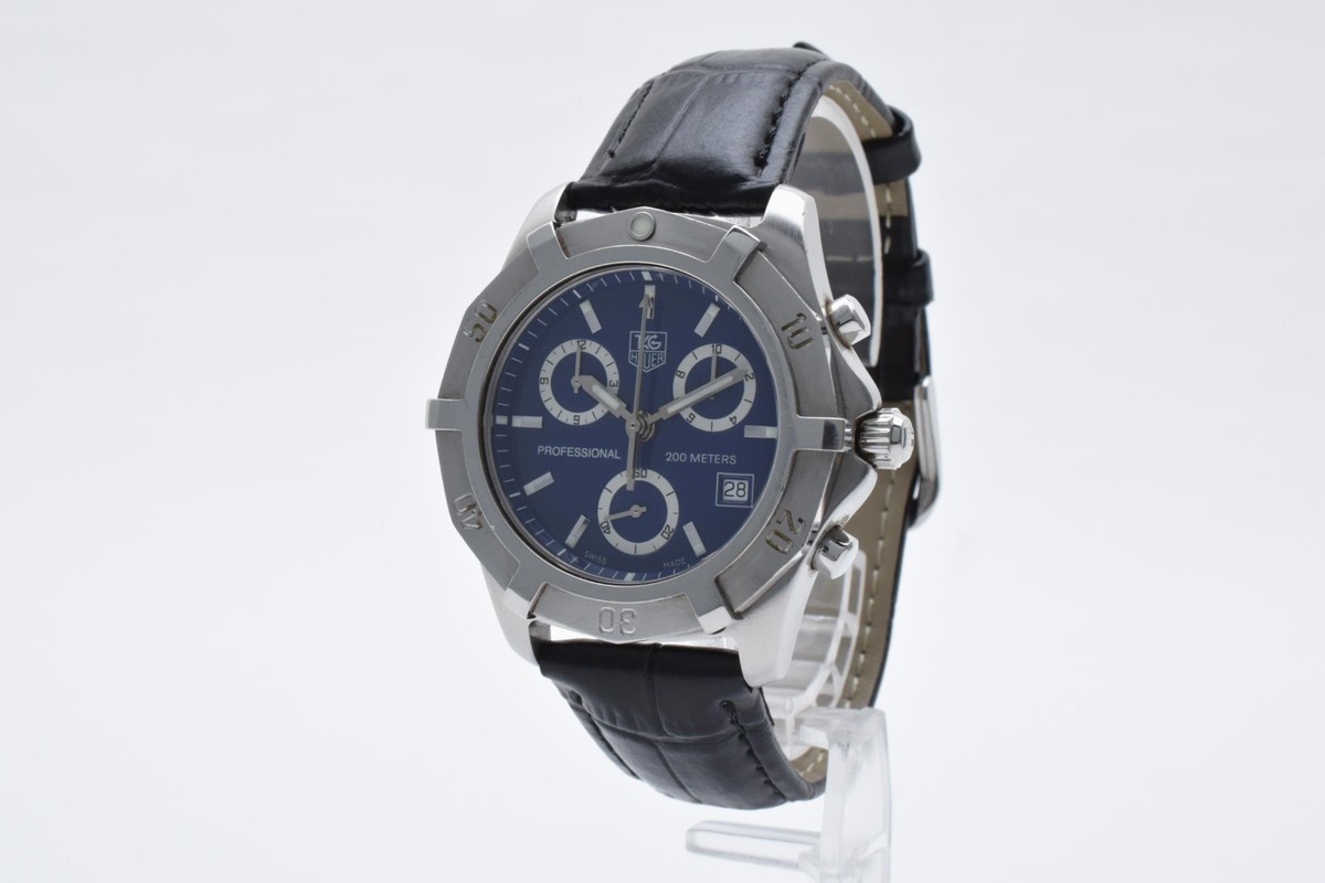 TAG HEUER／CN111G-GW3175※ Rare Diver’s NEAR MINT] TAG Heuer 2000 Exclusive CN111G Blue Dial