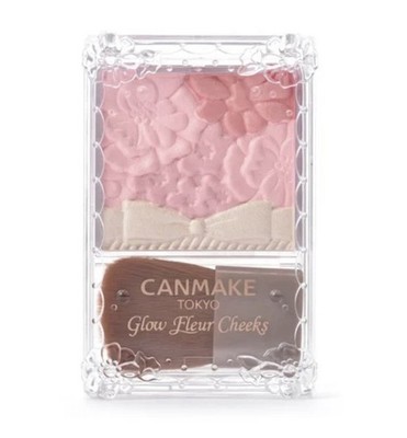 CANMAKE Glow Fleur Cheeks 17 Strawberry Milk Fleur Blush Japan Makeup Pink Glow