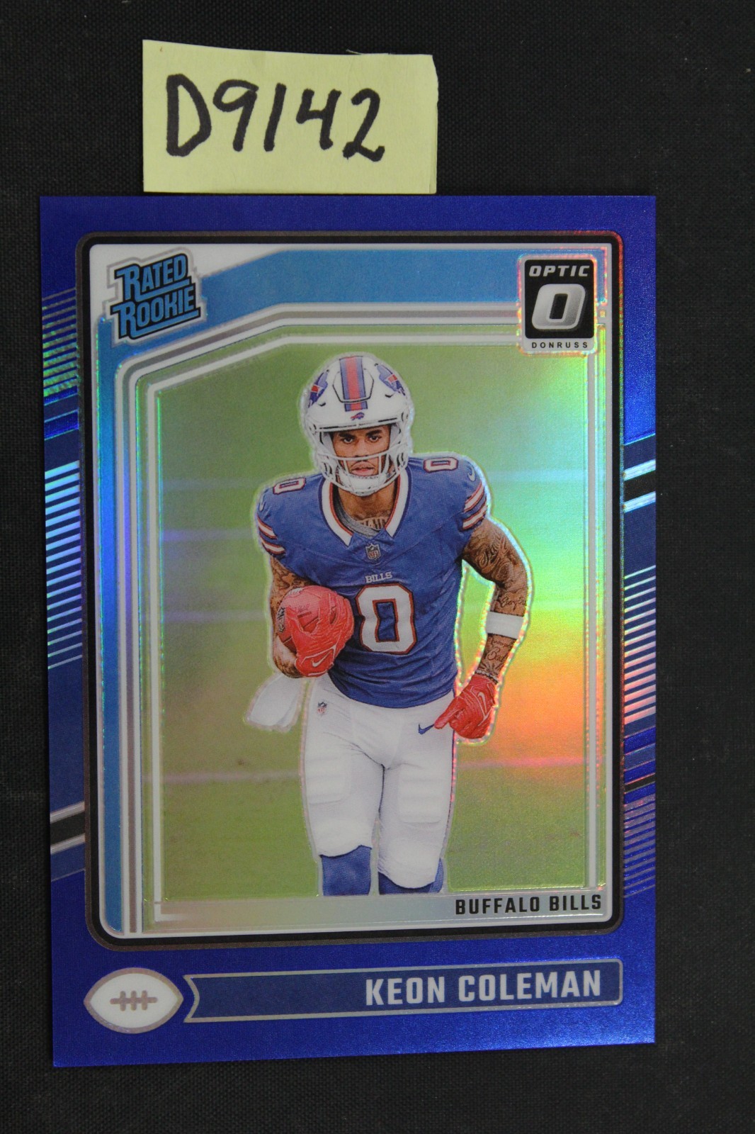 2024 Panini Donruss Optic Rated Rookie Keon Coleman #263 Blue Prizm /199 (D9142