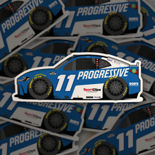 2026 Nascar Denny Hamlin Progressive Sticker 2026 Nascar Denny Hamlin Progressive Sticker