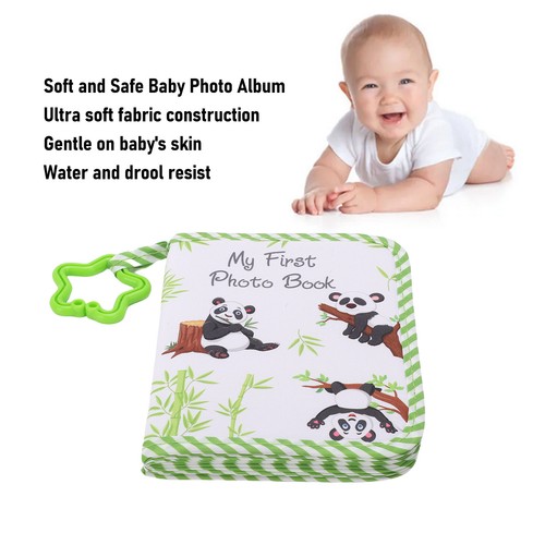 Baby Soft Fabric Photo Album Toy-Style Memory Book For Infants - Picture 21 of 30