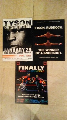 3 Programme Tyson vs Ruddock, endlich Tyson vs Holyfield, Tyson vs Julius Francis