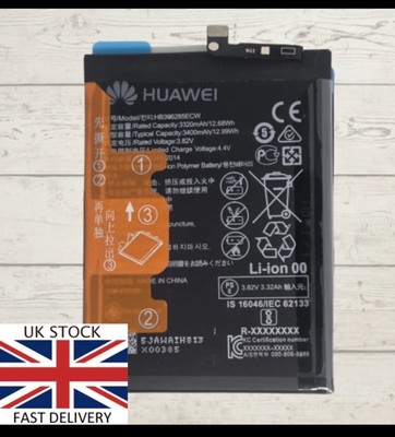 Ersatz Akku - Kompatibel mit Huawei P20 Honor 10 HB396285ECW.