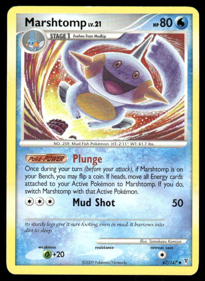 Pokemon Tcg Marshtomp #67 Pokemon Supreme Victors MP