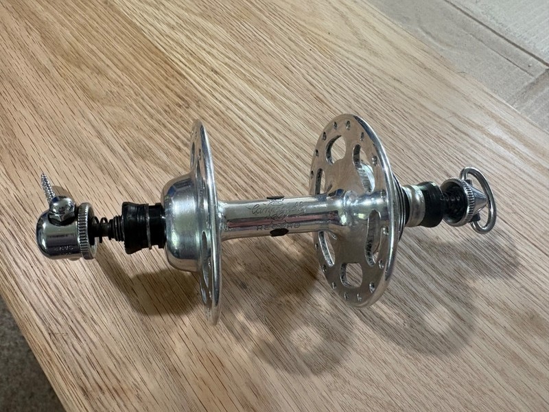 Campagnolo Record High Flange Rear Freewheel Hub & Quick Release pre CSPS 5/6 sp