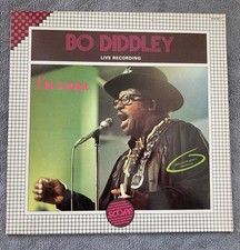 Bo Diddley - I'm A Man - Vinyl LP - Live Recording - French SCO 8917 EX/VG+