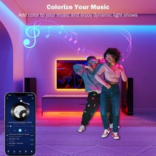 Led Lights for Bedroom 100 ft Music Sync Color Changing RGB StriP with Remote