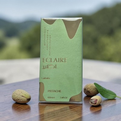 Lattafa Eclaire Pistache Eau de Parfum Spray 100ml 3.4 fl oz Pistache Scent