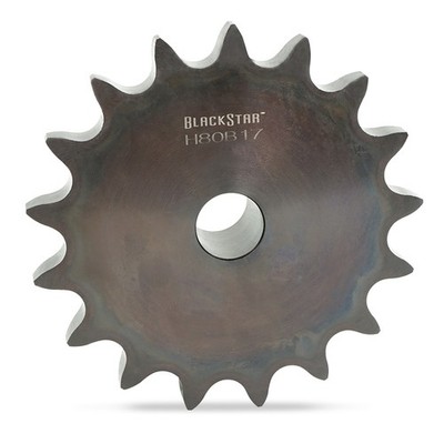 25B10 ANSI #25 Roller Chain Sprocket 10 Tooth Solid Steel Type B Hub BLACKSTAR