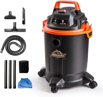 Armor All VO405P 0901 4 Gallon Wet/Dry Vac 2.0 Peak HP Shop Vacuum