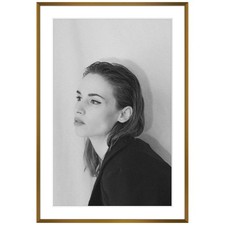 Golden State Art - 13x19 Aluminum Picture Frame - with Mat for 11x17 Photo or Wi