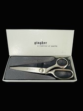 Vintage Gingher Brazil Steel Pinking Shears Scissors Original Box 7.5 Sewing