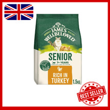 James Wellbeloved Hypoallergenic Dry Cat Food for Senior Cats Turkey 1.5 kg 7.26 per kilo