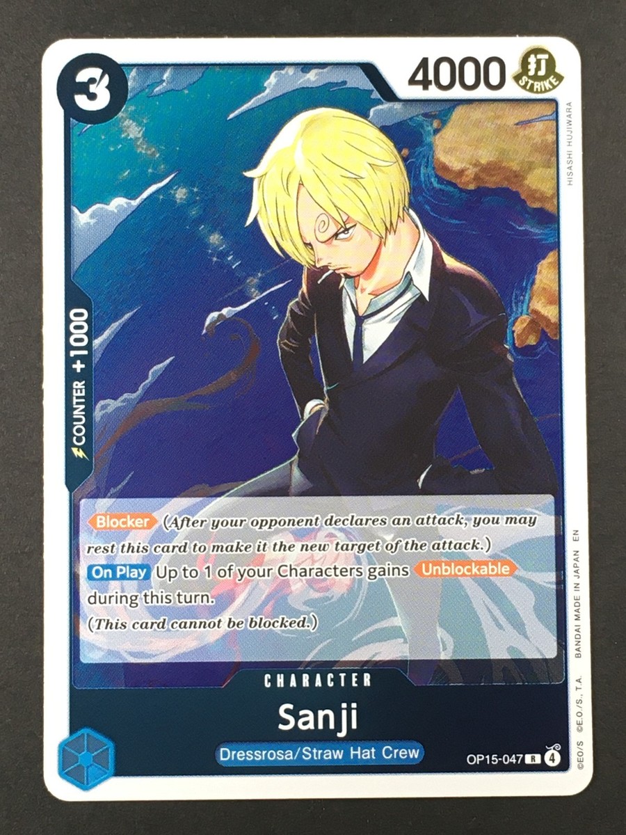 One Piece TCG Sanji OP15-047 Adventure on Kami's Island Foil English NM |  eBay