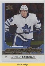 2017-18 Upper Deck Young Guns Silver Foil Andreas Borgman #229 READ b9t