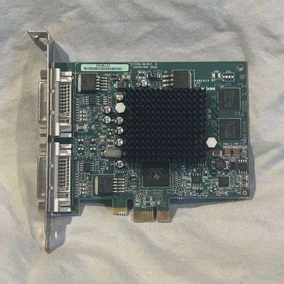 Matrox G550 PCIe Graphics Card Dual DVI Output w/ Heatsink