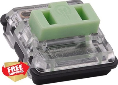 Kailh PG1350 Choc V1 Switches, Low Profile, 35P, Jade Clicky, 5-Pin