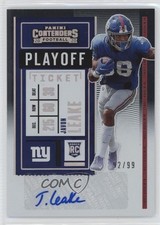 2020 Panini Contenders Rookie Playoff Ticket 92/99 Javon Leake #260 Auto 4at