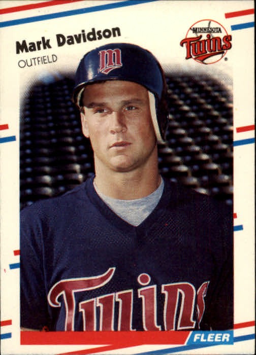 1988 Fleer #8 Mark Davidson - BB