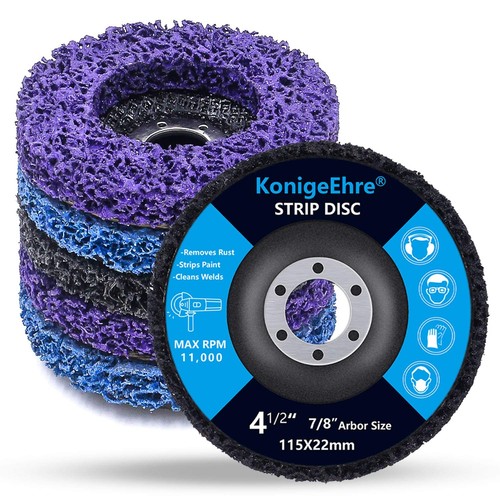 Strip Discs Stripping Wheel For Angle Grinders Purple 10 Pack 4 x 5/8 Wheel Strip Discs Stripping Wheel For Angle Grinders Purple 10 Pack 4 x 5/8 Wheel