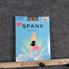 SPANX Higher Power Brief High-Waisted Panty Womens C Brown Shapewear NWT