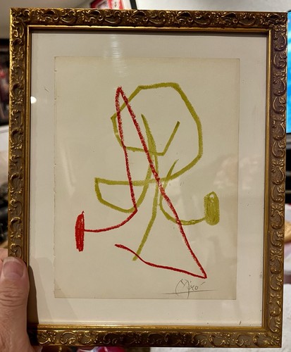 Litho: “Untitled" from "Single Sheet III" series by Spanish artist Joan Miró