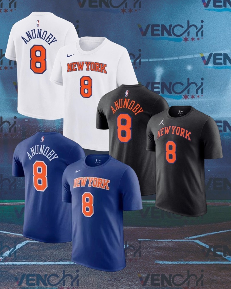 OG Anunoby #8 - New York Knicks Team Name & Number Player SHIRT