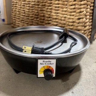 West Bend Familie Slo Cooker BASE Electric Slow Cooker TESTED WORKS
