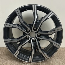 BMW X1 19" 5x112 Offset ET47 8J Grey Diamond Cut Alloy Wheel 2015-2022 8092163