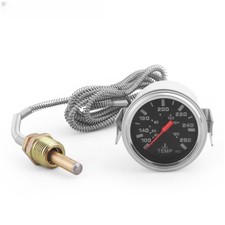 52MM Mechanical Water Temperature Gauge With 12V Sensor And 12 NPT Thread