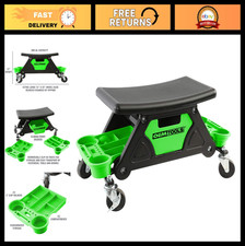 Heavy-duty Rolling Workbench Creeper Seat - Mechanics Stool With Wheels 300 L