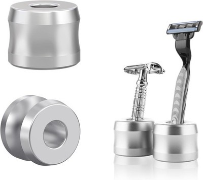 Safety Razor Stand, 18.5mm Opening Diameter Aluminum Alloy Men Safety Razor S...