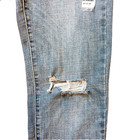 NWT 27 4 Tall Levi's 724 High Rise Slim Straight Distressed Denim Blue Jeans NEW — photo 7