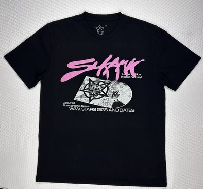 Sukamii Stars & Gigs Black tee shirt size XL