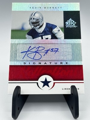 2005 Upper Deck Reflections - Signature Reflections Kevin Burnett #SR-KB AU